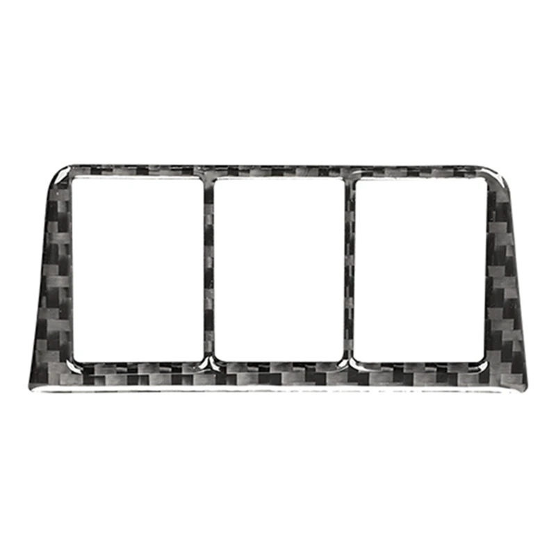 

Car Headlight Switch Cover Frame Trim Carbon Fiber Interior for Toyota RAV4 2009-2013 Accessories