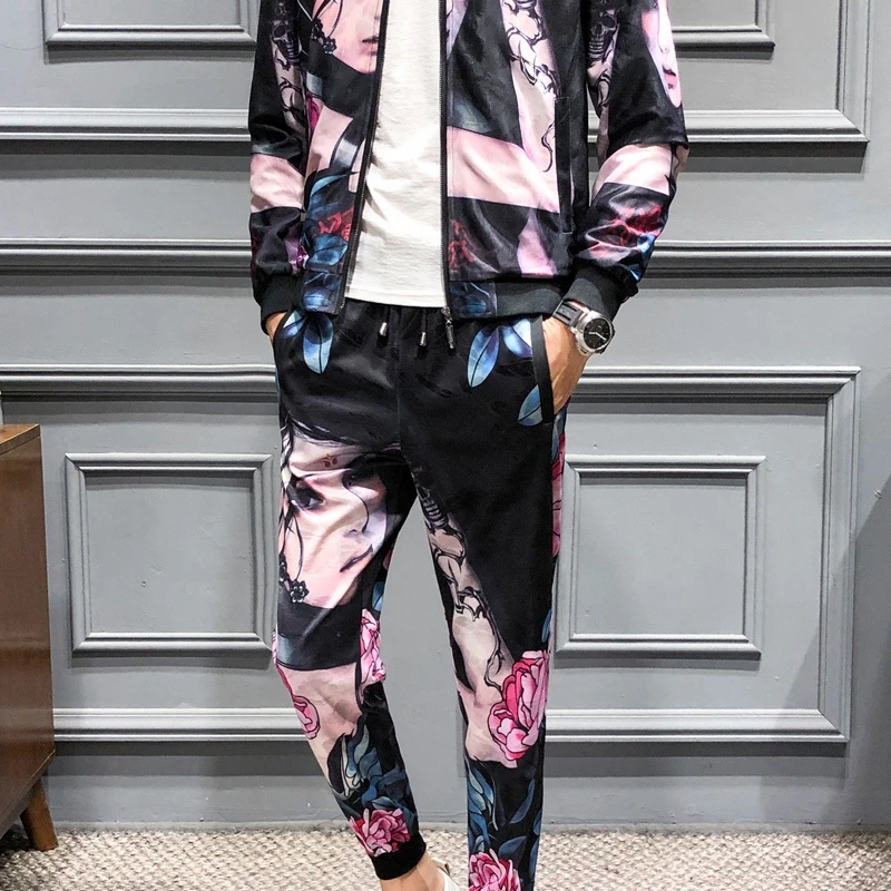 

sweatshirt Autumn 2020 with girl's jogginganzug Herren (jacket + sweatpants)