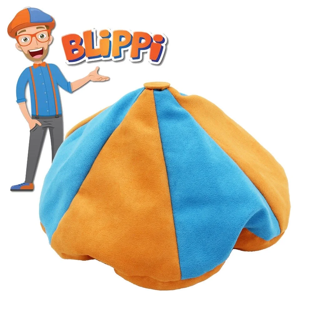 Blippi плюшевая кукла мягкая игрушка для ребенка подарок Косплей Опора 33 см