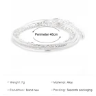 Женский многослойный браслет на щиколотке, Пляжная цепочка на щиколотке, богемное украшение, JL