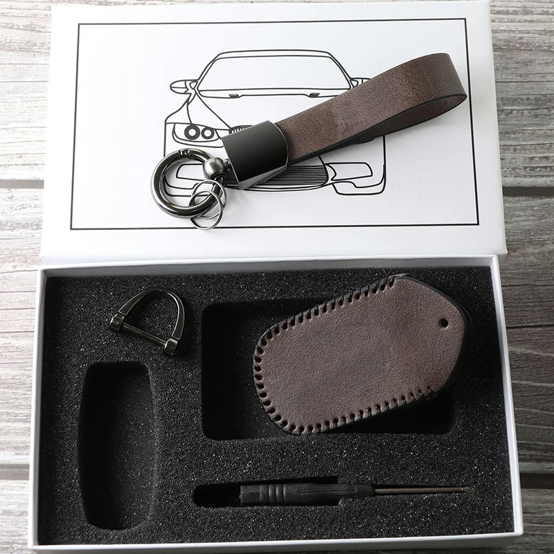 Чехол для ключей из натуральной кожи автомобиля чехол Maserati президент Geberit