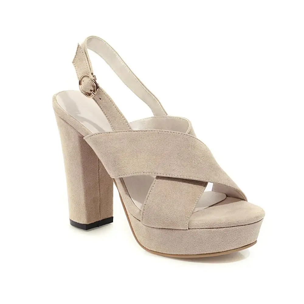 2020 новые женские модные туфли с открытым носком на высоком квадратном каблуке