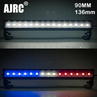 suitable for 110 simulation climbing car trx 4 scx10 ii axial 91 136mm white red blue metal top row light ch3 control light