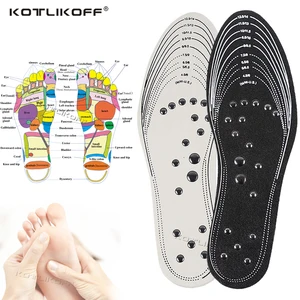 Магнитные Стельки для похудения, потеря веса, массаж, память ног, хлопковые мужские и женские стельки для спортивной обуви, вставки, Прямая поставка, стельки