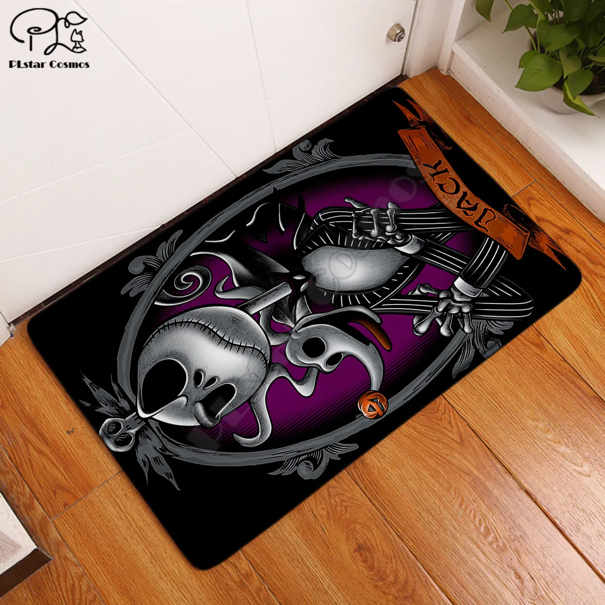 

The Nightmare Before Christmas Plush Tape Indoor Doormat Non Slip Door Floor Mats Carpet Rugs Decor Porch Doormat style-3