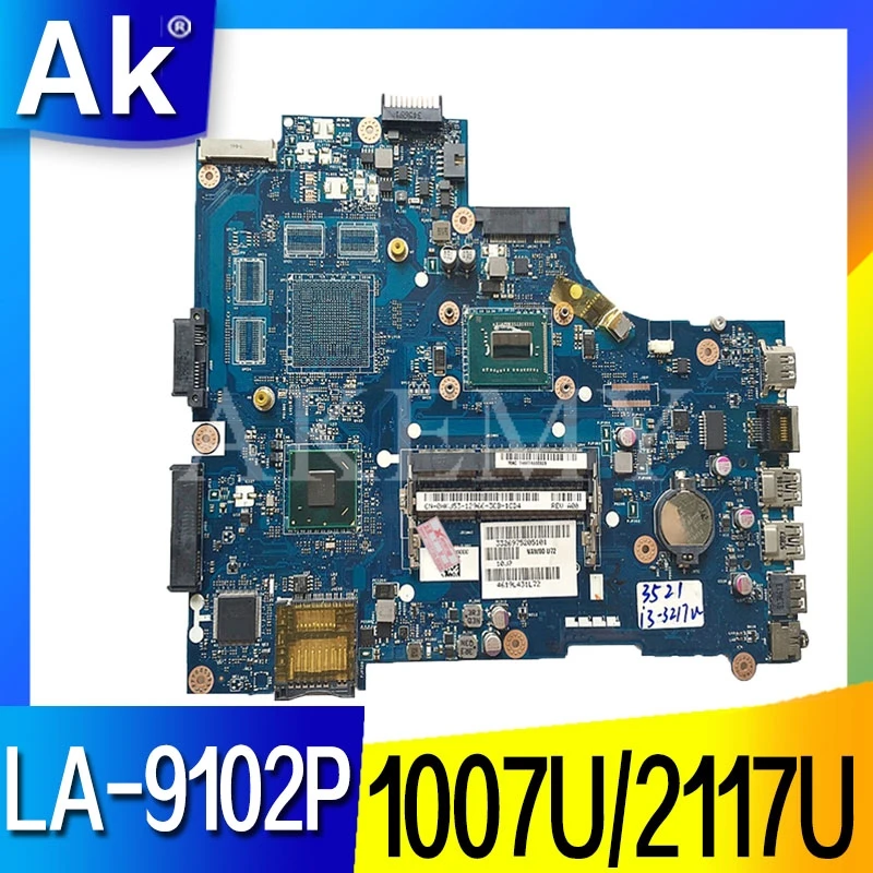 

VAW11 17 LA-9102P материнская плата для ноутбука For DELL Inspiron 3721 17,3 0NJ7D4 NJ7D4 VAW11 LA-9102P двухъядерный 1007U/ 2117U оригинал