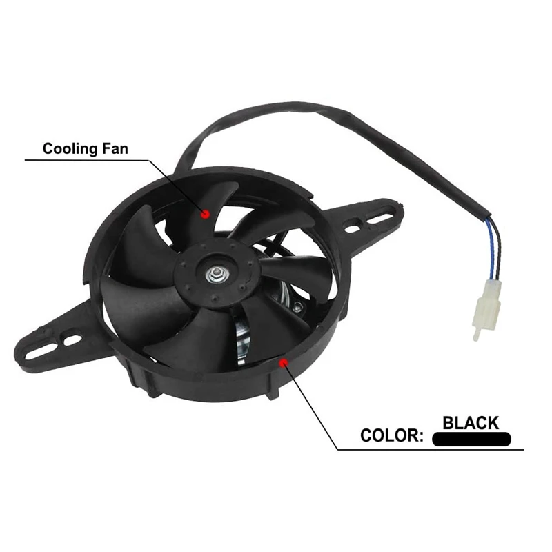 Мотоцикл электрический охлаждающий Термальность вентилятор двигатель 12В