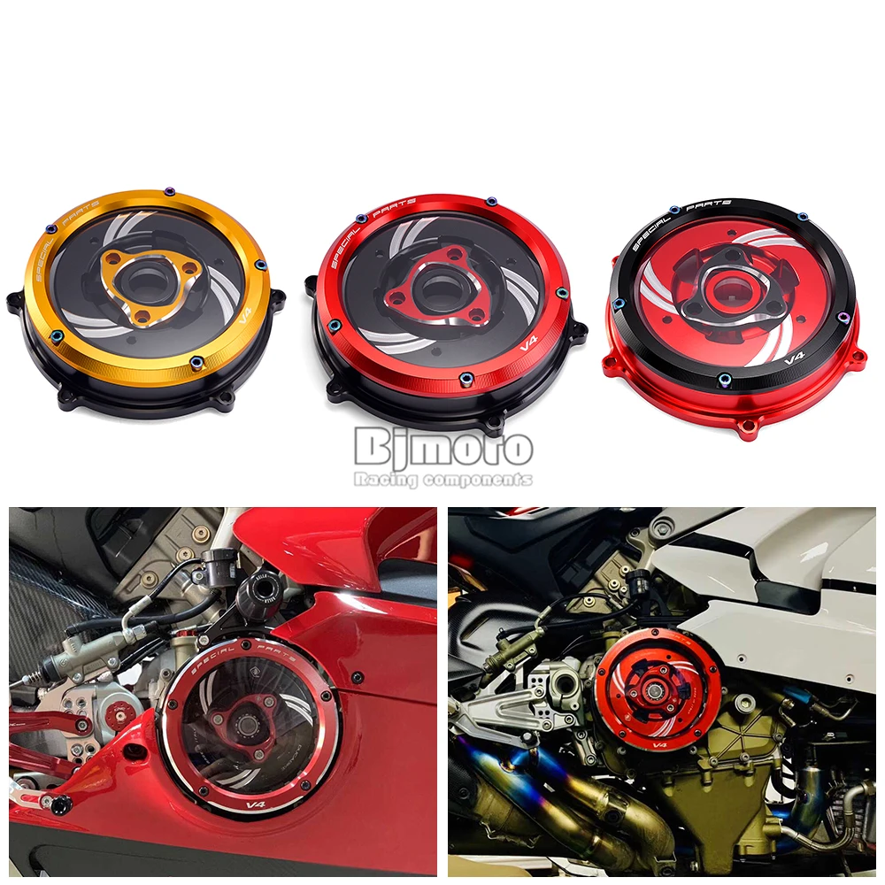 Детали двигателя BJMOTO CNC крышка сцепления для гонок пружинный фиксатор Ducati Panigale V4S