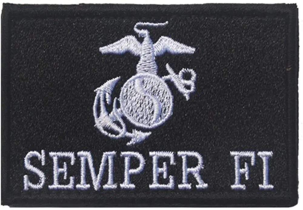 Antrix 2 шт. Тактический американский морской корпус обет Semper Fi аппликация застежка