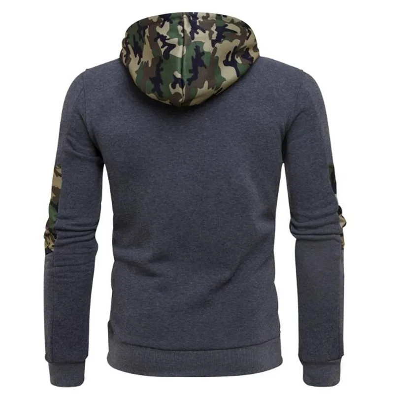 

ZNG 2020 new Automn Brand Male Long Sleeve Hooded Sweatshirt Mens Patchwork Coat Casual