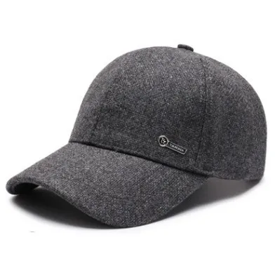 XdanqinX Кепка Snapback Осенняя мужская Регулируемая хлопковая бейсболка размера s простая шапка с буквенным языком Модная Спортивная Кепка среднего возраста - Цвет: dark gray