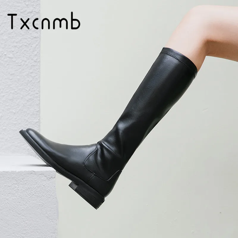 2020 популярная женская обувь с круглым носком Ботильоны Сапоги Челси из