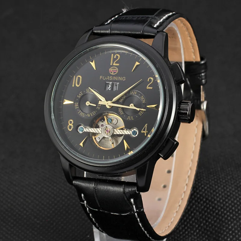 

Jargar556 men's casual large dial tourbillon automatic mechanical watch