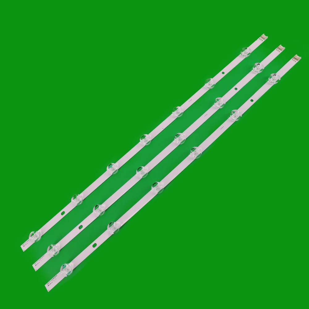 (Новый комплект) 3 шт. 6/7 светодиодов 590 мм Светодиодная лента для подсветки