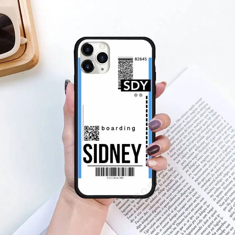 

ins Flag Bar code Label ticket Phone Cases for iPhone 6 7 11 12 Pro X XS Max XR Samsung Galaxy S A 8 9 10 20 50 Plus cover shell
