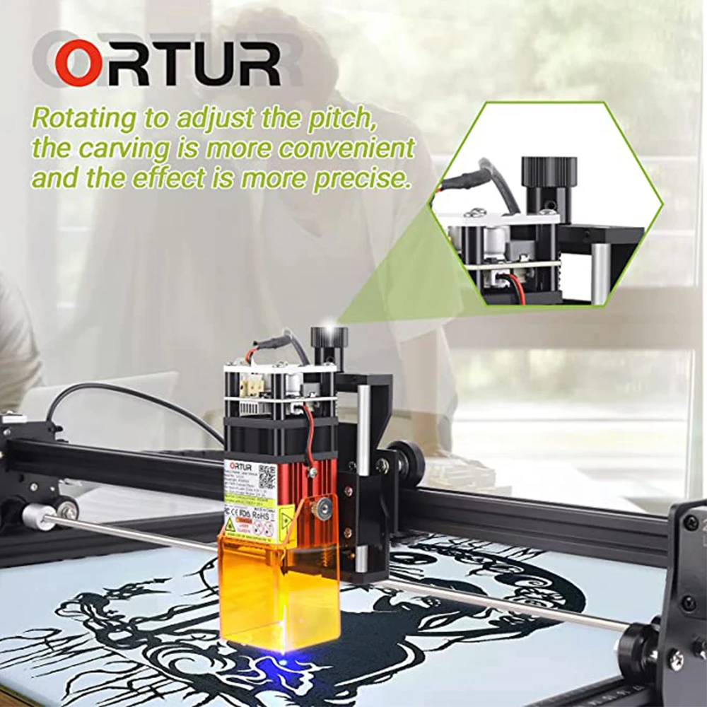 Устройство Ortur Laser Master 2 Pro с ЧПУ для подъема по оси Z регулировки фокусных точек |