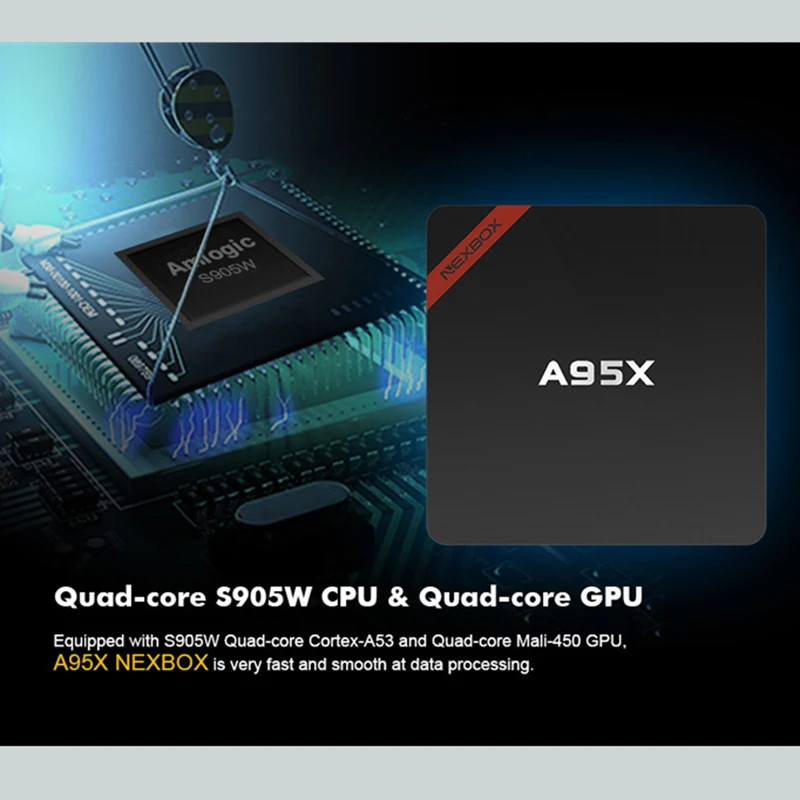 Google tv Box A95X Pro 1G 8G Smart Android 7 1 Голосовое управление Amlogic S905W WiFi LAN медиаплеер PK X96mini X96