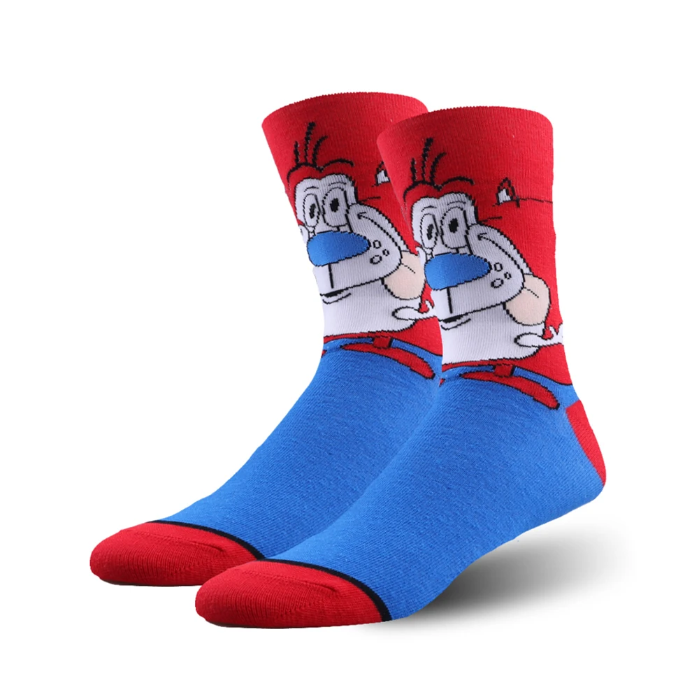 Смешные Женские носки с веселым мультяшным принтом новые персонализированные