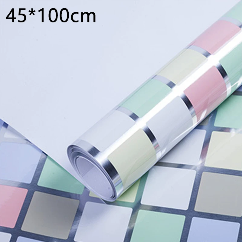 Обои из алюминиевой фольги наклейка для дома кухня скраб мозаика Dcorative наклейки