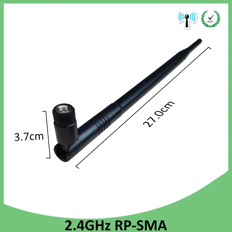 2 4 ГГц RP SMA коннекторы WiFi антенна 12dBi 4G 50W с высоким коэффициентом усиления
