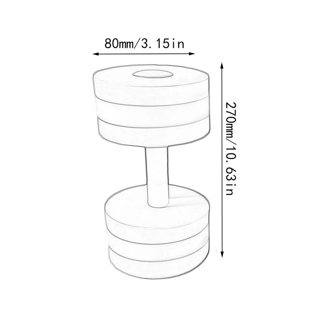 Eva водные плавающие гантели для аэробики мужчин и женщин плавания t Йога фитнес