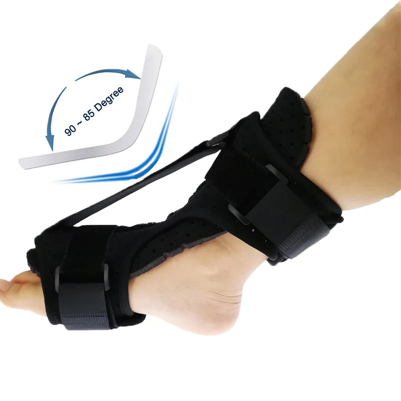 

1pc Adjustable Plantar Fasciitis Night Foot Splint Drop Orthotic Brace Elastic Dorsal Night Splint Foot Care Tool