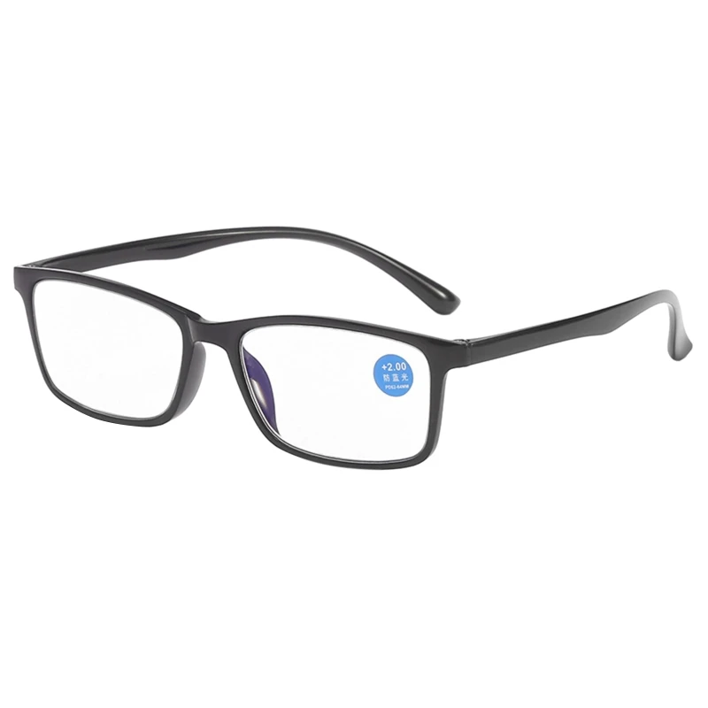 

Анти-прибор формата Blue-Ray очки для чтения унисекс TR90 увеличительные защитные очки 200 градусов пресбиопические очки + 2,0
