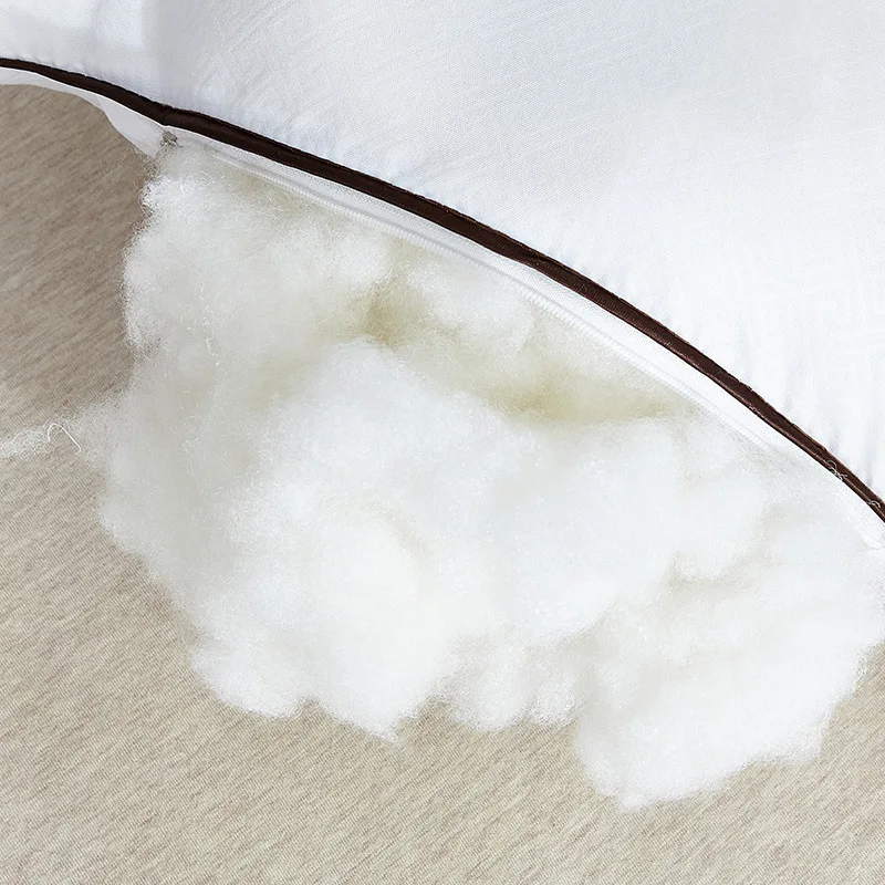 2 шт. Подушка отель один подушки двойной плетеный натуральный хлопок сатин