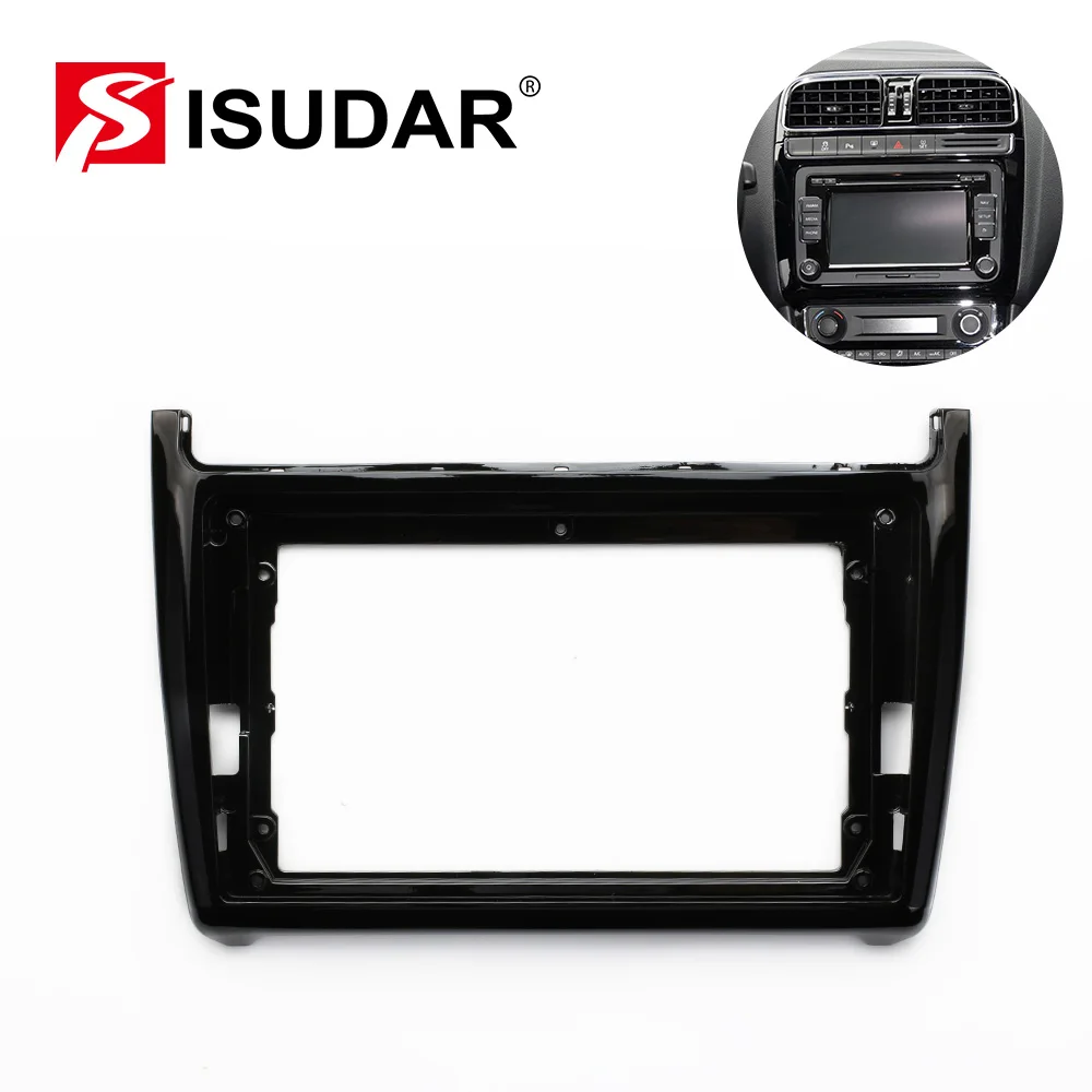 

Polo Frame For VW Volkswagen POLO 6C 6R Sedan 2008-2020 Car Stereo Panel Dashboard Installation Trim GPS Accessory 9 Inch Fascia