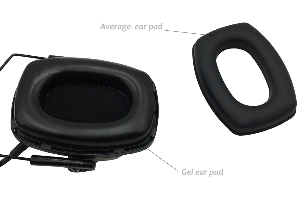 ZOHAN гелевые амбушюры для Говарда Leight от Honeywell Ear Muff Электронные Наушники для съемки