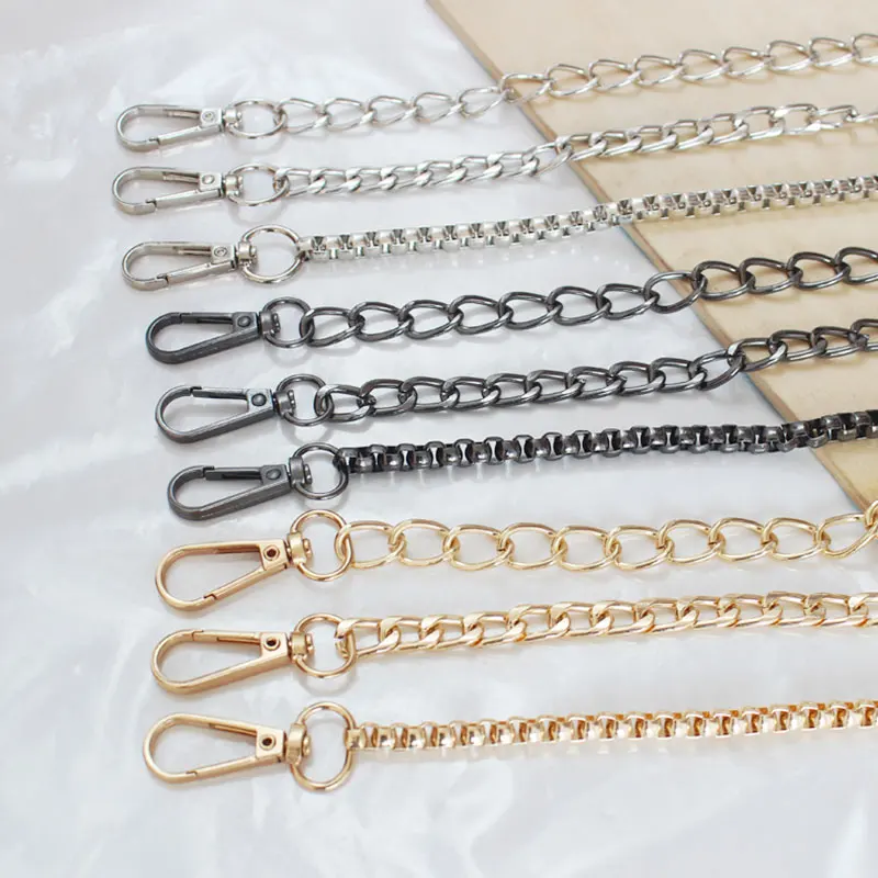 Ремешок для сумки длиной 120 мм золотистый серебристый черный|Детали и аксессуары