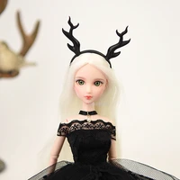 black deer headband doll accessories for barbie dolls plastic tiara headwear hair accessories for 16 dollhouse kids toys