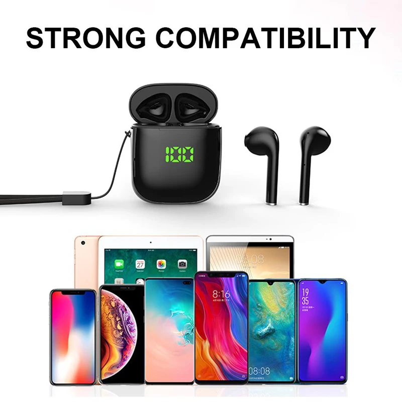 V5 TWS Наушники Беспроводные Bluetooth 5 0 наушники мини HD стерео с сенсорным управлением