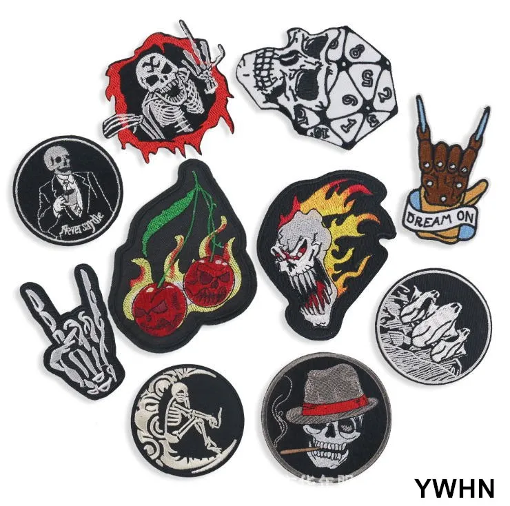 

10 шт., вышитые нашивки для джинсов, пальто, футболок, сумок, обувь головные уборы