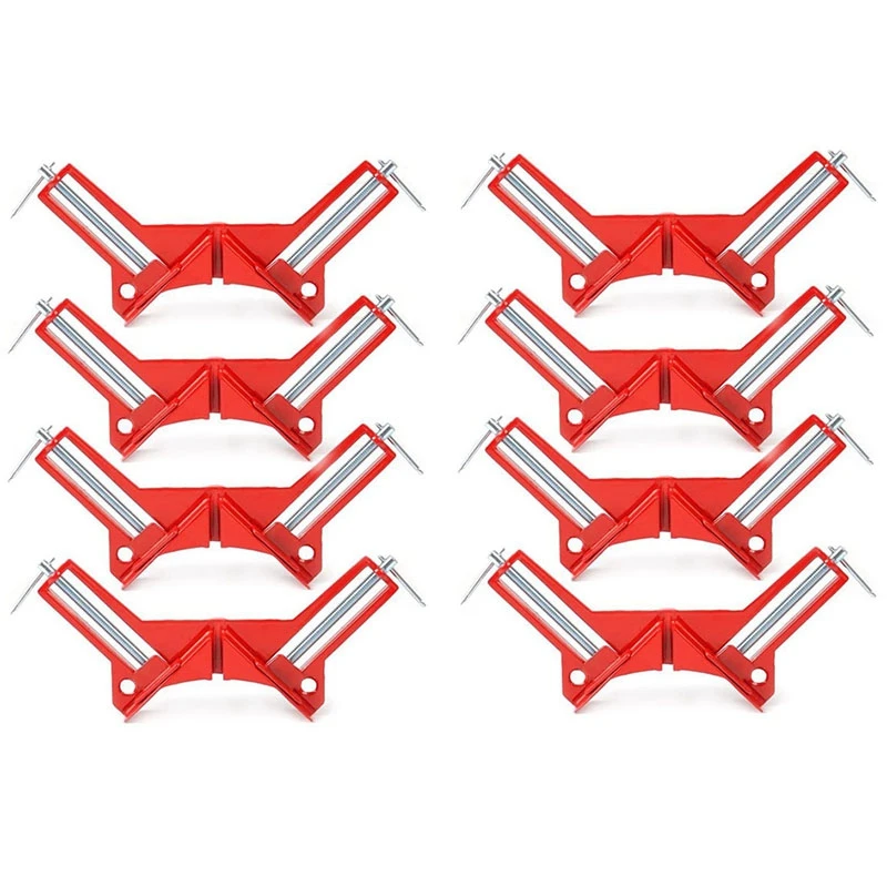 

8 PCS Zinc Alloy 90 Degree Right Angle Corner Clamp Picture Photo Frame Corner