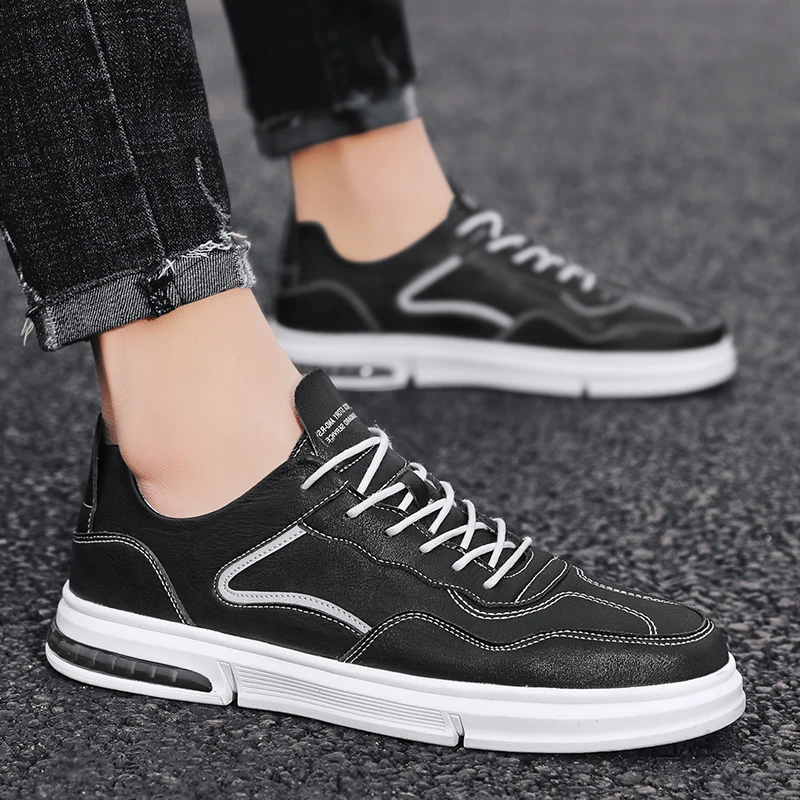 

New Arrival Male Casual Sneakers White Apricot Men Young Casual Shoes Good Quality Walking Shoes Mens Lacing Adult Casual Shoe