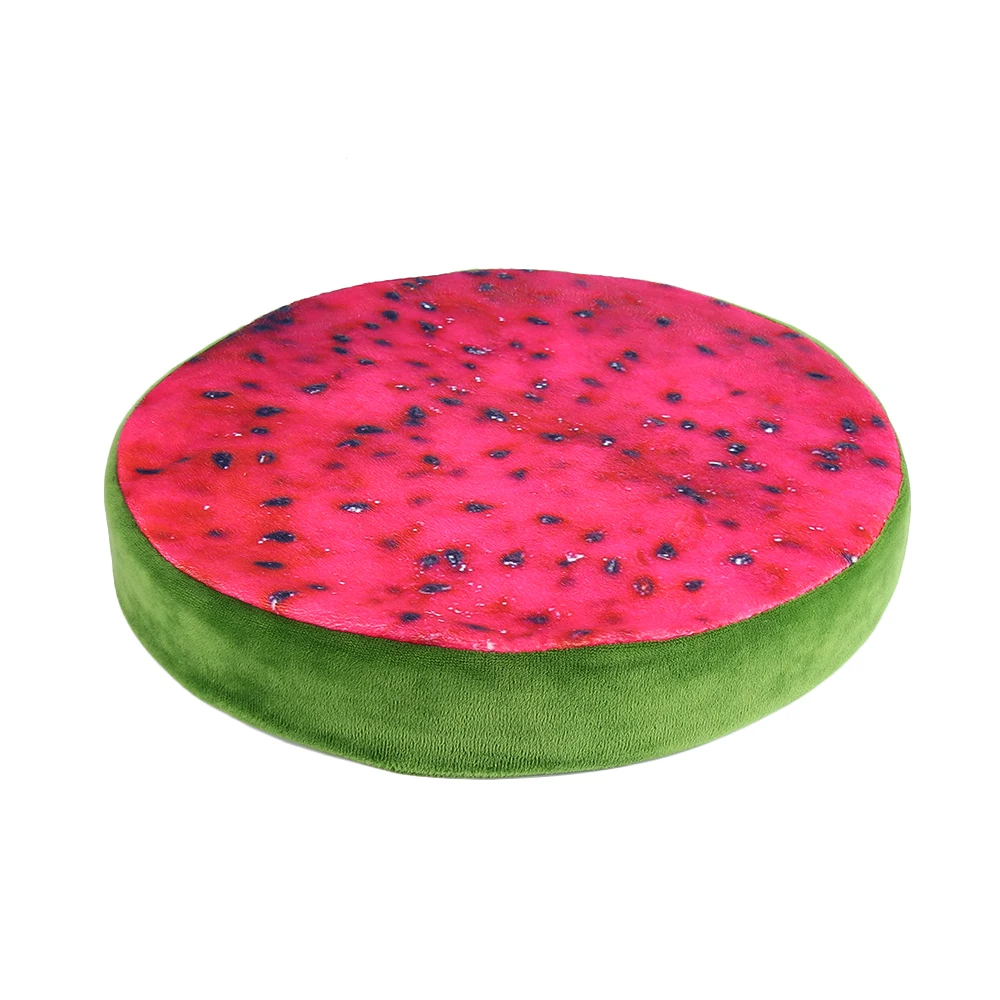 Высокое качество Милая 3D фруктовая круглая подушка имитация плюшевый фруктовый