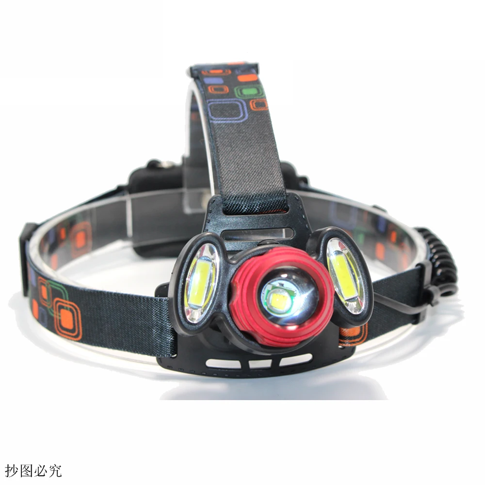 8000 Люмен светодиодный светильник ing Head Lamp T6+ 2COB светодиодный перезаряжаемый фонарь для кемпинга охотничий вспышка светильник головной светильник