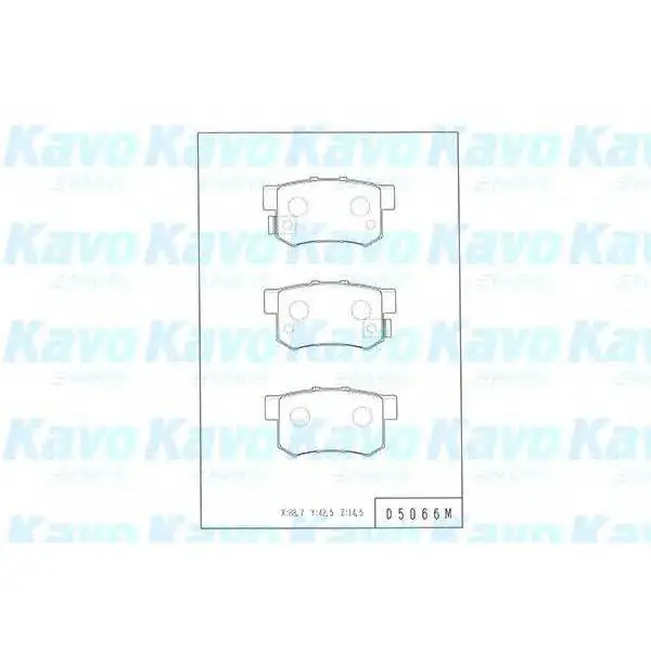Колодки дисковые з.\ Honda Shuttle/Odyssey 94 MK KASHIYAMA D5066 |