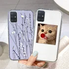 Чехол для Samsung A51, мягкий чехол для Samsung A12, A52, A50, чехлы для Galaxy A21S, A32, A31, A72, A52S, A71, A70, A10, прозрачный противоударный чехол