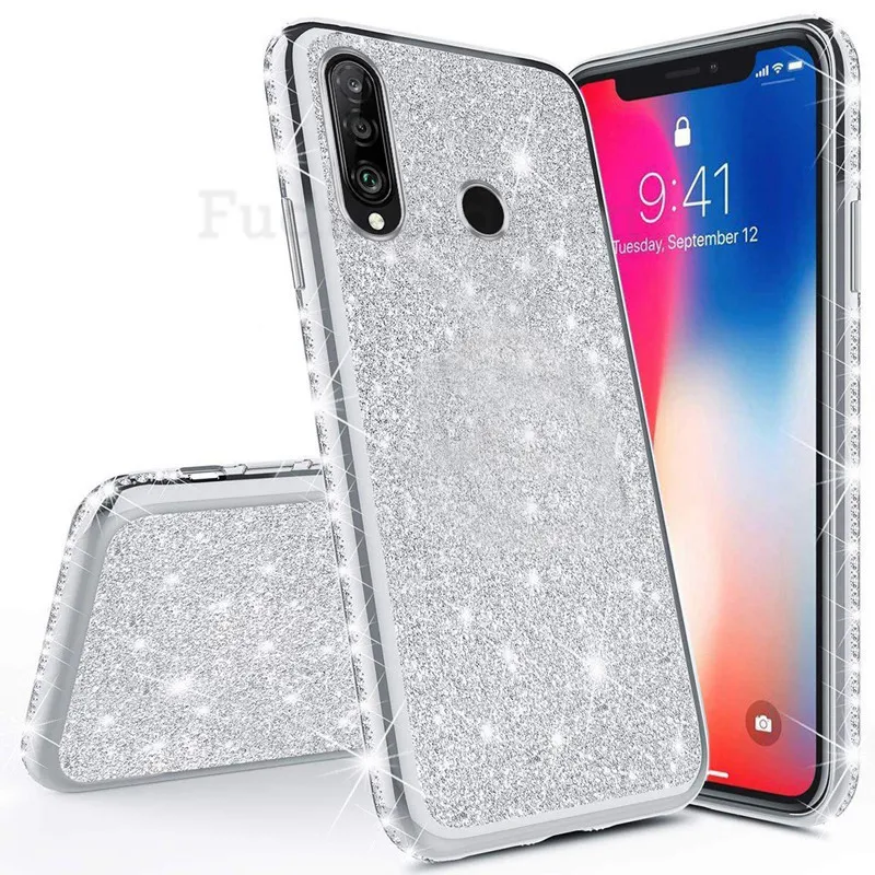 Glitter TPU Case For Huawei Honor 9X 8X 10X Play 10 Lite 10i 20S 20e 20 30i View 30 Pro V10 Nova 3 3i 5T 7i Diamond Soft Cover | Мобильные