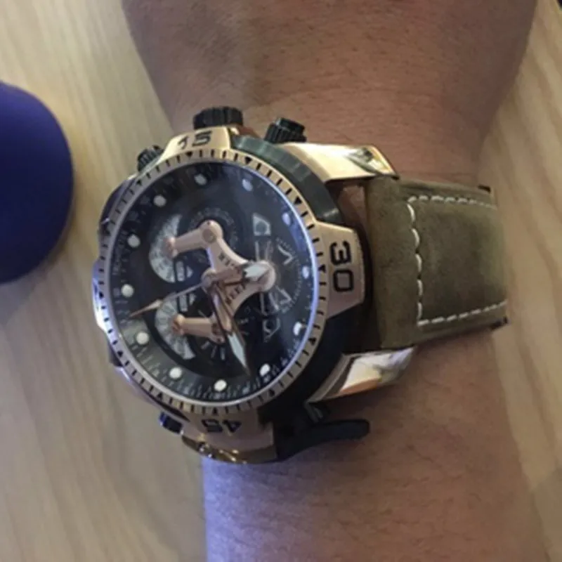 Часы мужские механические с автоподзаводом водонепроницаемые до 100 м|Мужские