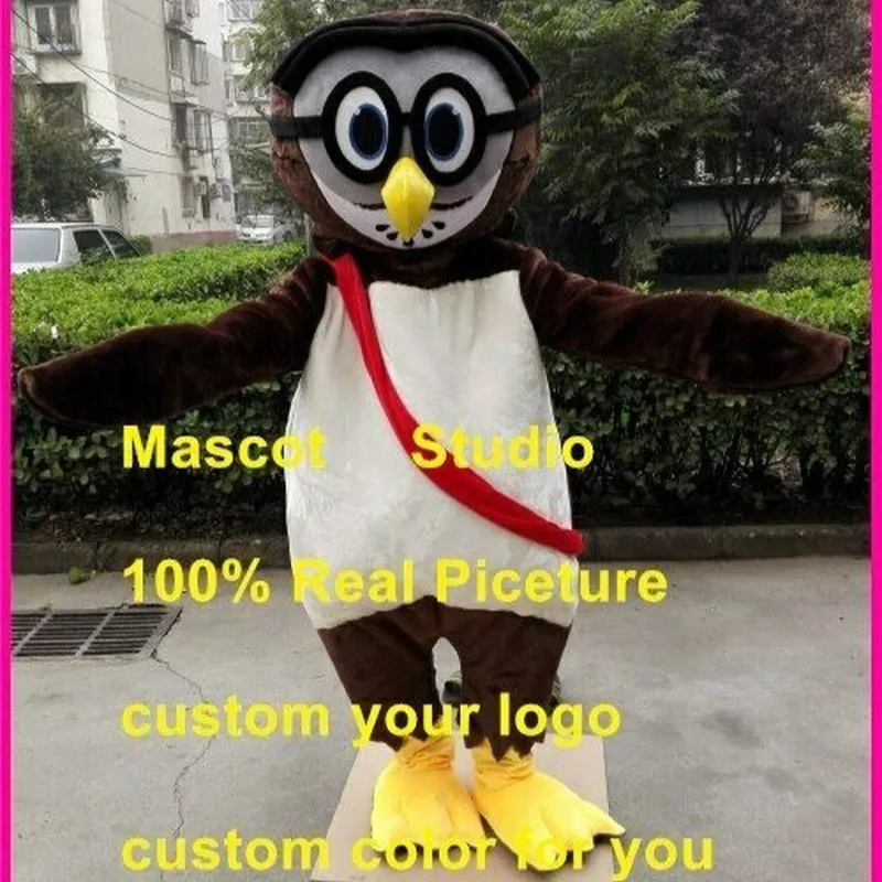 Костюм талисмана совы карнавальный пушистый костюм вечерние костюмы для