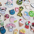 Самоклеящиеся нашивки для одежды с рисунком девочки ангела радуги, наклейки для детской обуви, платья