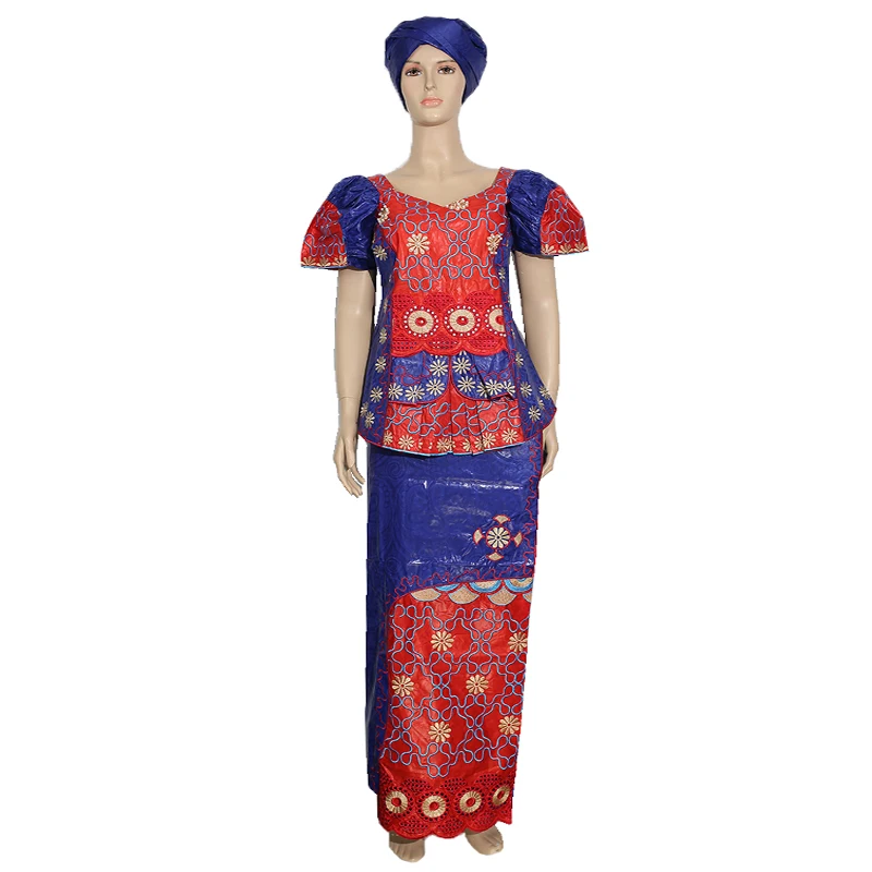 Женский костюм с юбкой H & D Africaine Femme 2020 Bazin Riche Dashiki женская одежда из Южной Африки