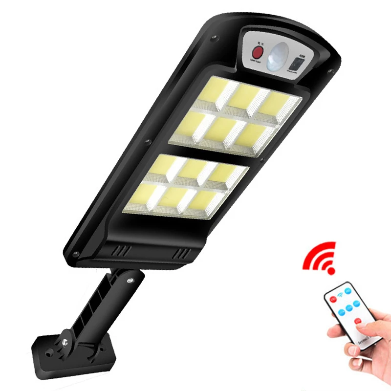 

240 Leds Solar Remote Control Wall Light Outdoor Super Bright Street Lamp Motion Sensor Built in Long Battery Life Wall Light