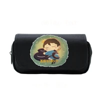 ousama ranking ranking of kings anime pencil case make up cosmetic bag student stationery multi function flip bags