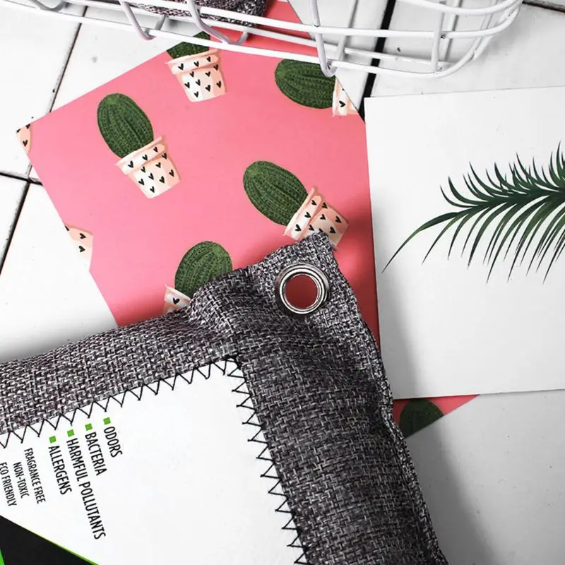 Дышащий зеленый бамбуковый уголь для устранения запаха | Дом и сад