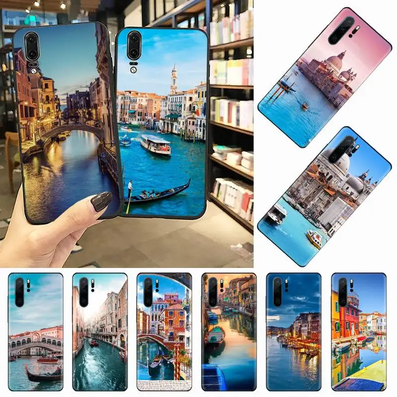 

Venice beautiful town Phone Case For Huawei honor Mate P 10 20 30 40 i 9 8 pro x Lite smart 2019 nova 5t