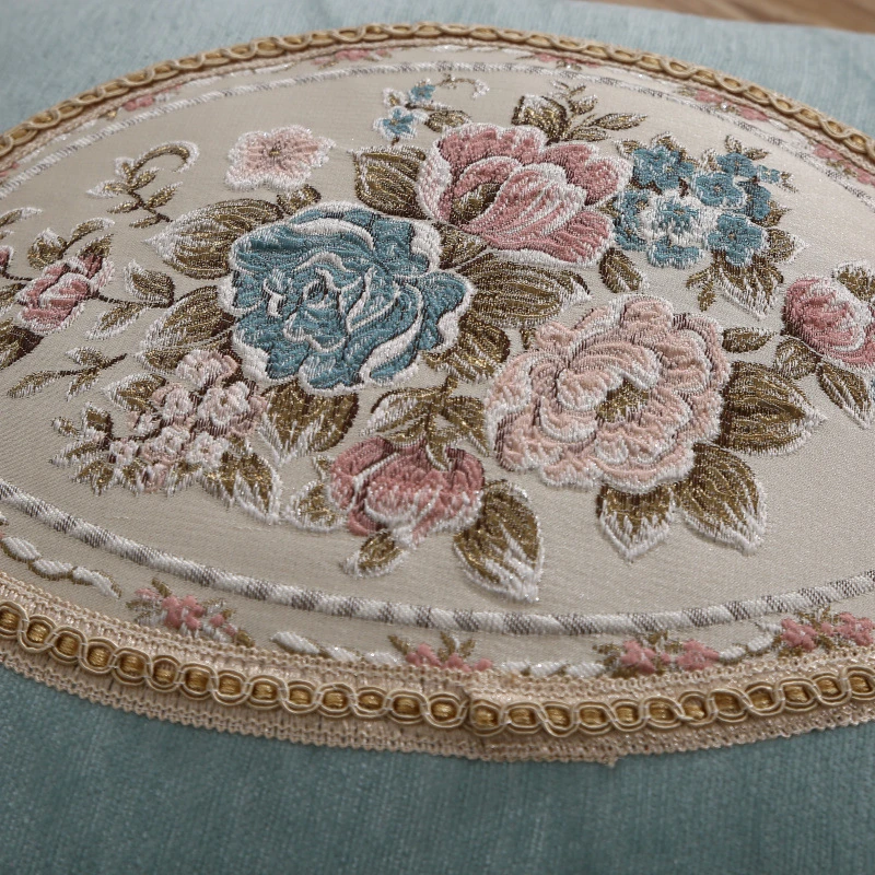45x45cm/55x55cm European Classical Flower Peony Jacquard Lace Sofa Cushion Cover Throw Pillow Case Decorative | Дом и сад